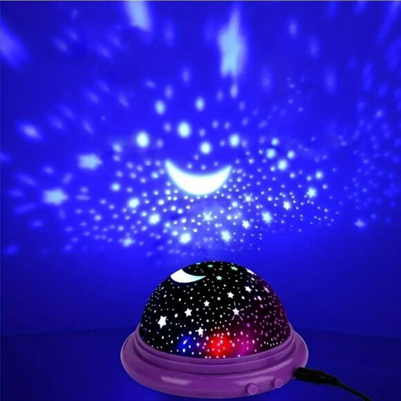 Starry Sky Night Light Projector with Blue Base - Picture 2 of 2